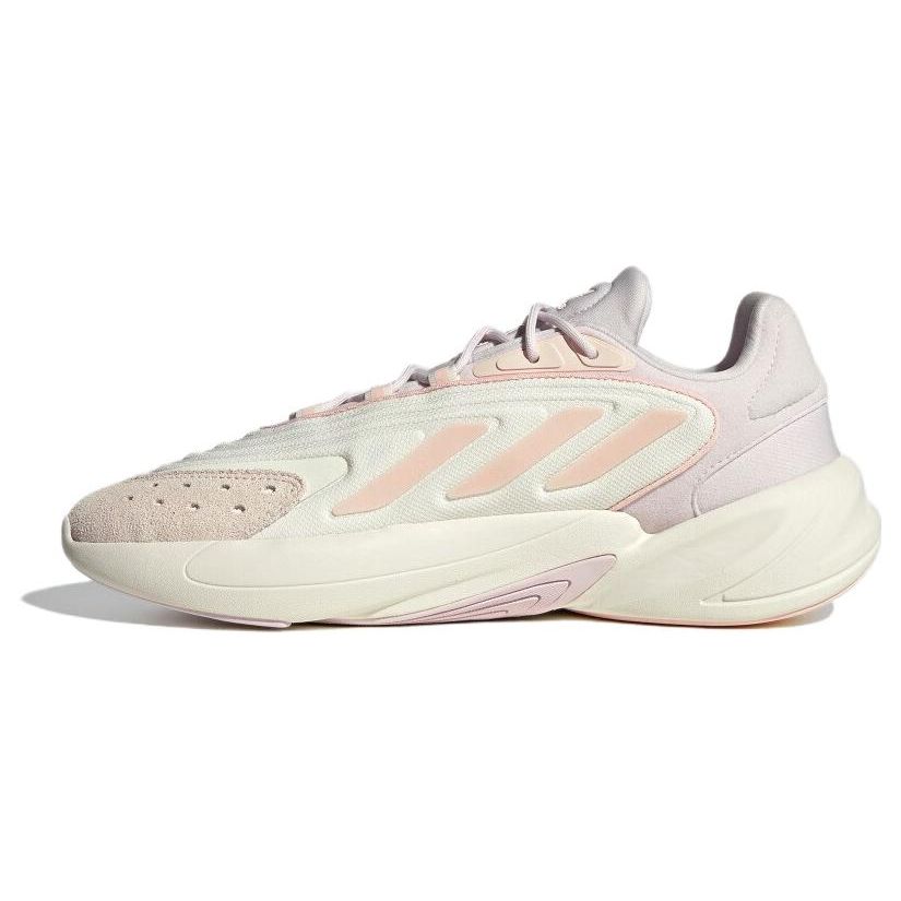 Adidas Originals Ozelia Leather Comfortable Versatile Minimalist Durable Breathable Low-Top Dad Shoes Unisex Sneakers Beige ID1124