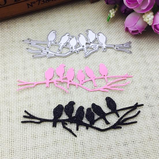 Six Birds Metal Cutting Die DIY Craft Scrapbook Emboss Paper Card Stencil Mold