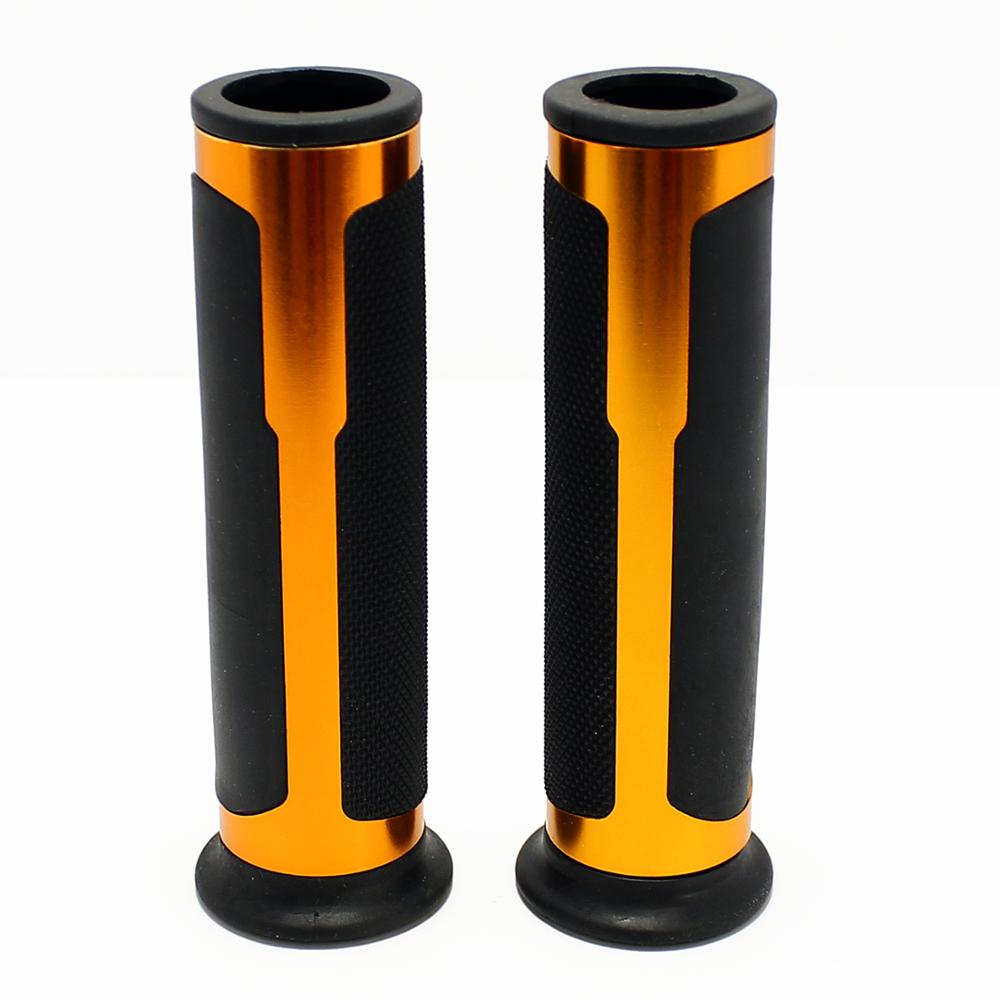 For Kawasaki Suzuki GSXR600 750 SV650 For YAMAHA R1 R6 7/8" 22mm Rubber Motorcycle Handlebar Hand Grips Handle