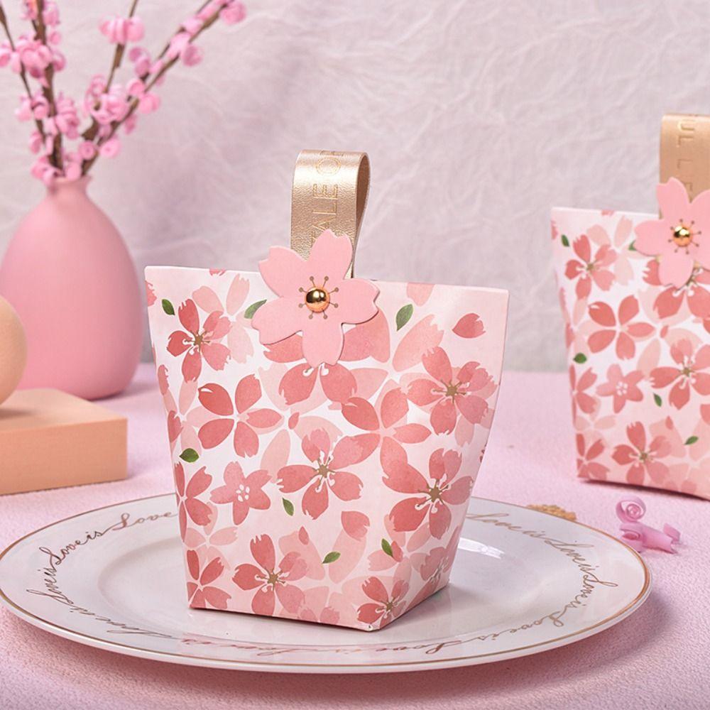 

Paper Paper Box Pink Gift Box New Wedding Candy Box