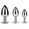 Bai Se Mao Stainless Steel Butt Plug - Smooth, Available In Small, Medium & Large