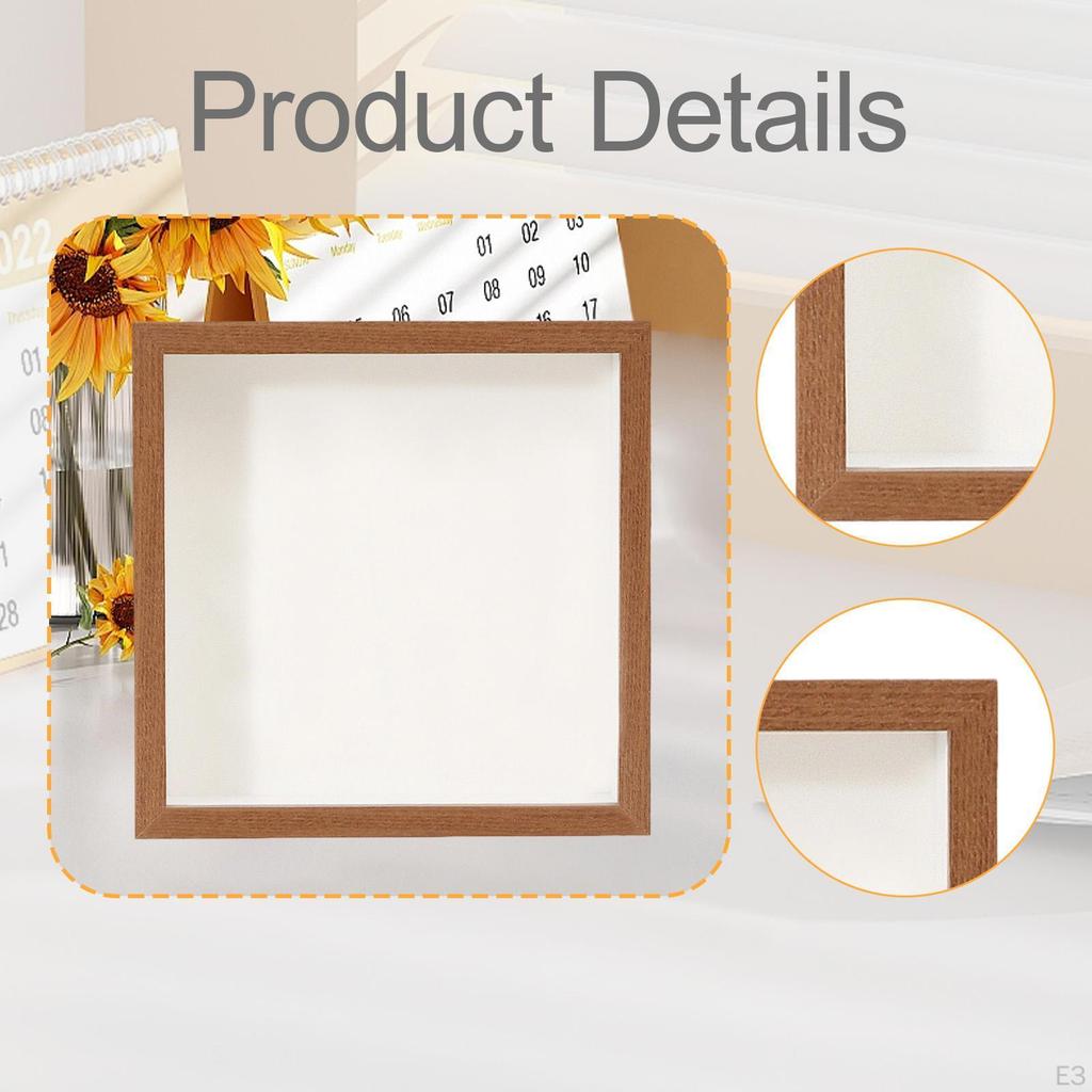 Shadow Box Travel Display Frame Decorative Ticket Holder for Movie Events Concert Tickets