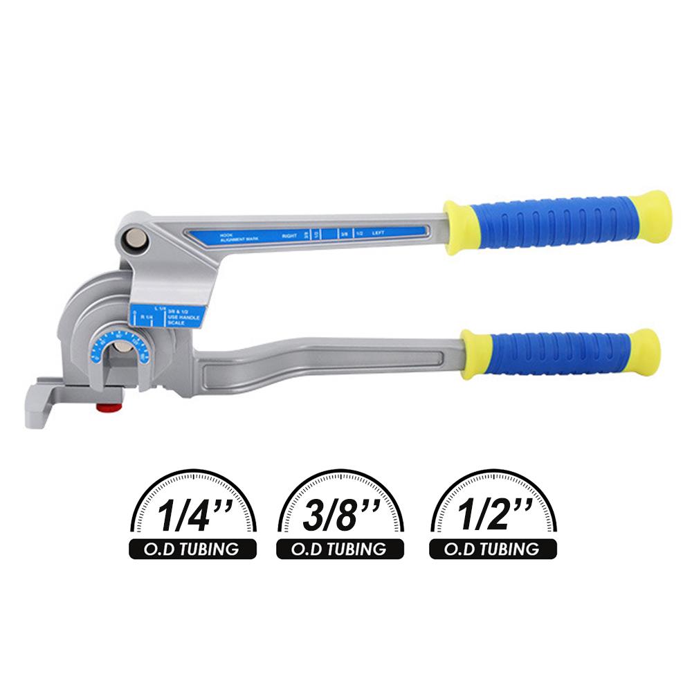 Manual Lever Type Pipe Bender 3-In-1 Small Multi-purpose Bender for Copper Pipe Aluminum Pipe Iron Pipe Stainless Steel Pipe