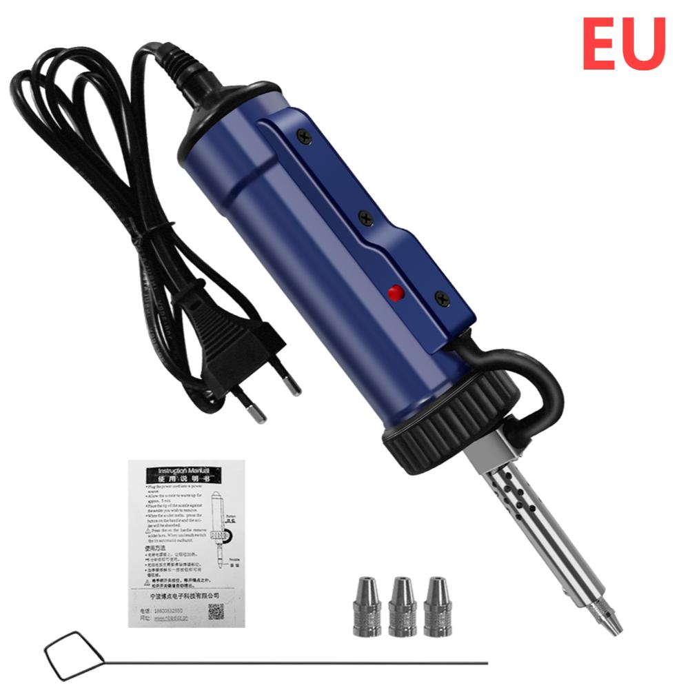 BBT-580 Vacuum Soldering Remove Pump AC 110V/220V Automatic Desoldering Machine with 3 Suction Tip for Tin Removal and Soldering