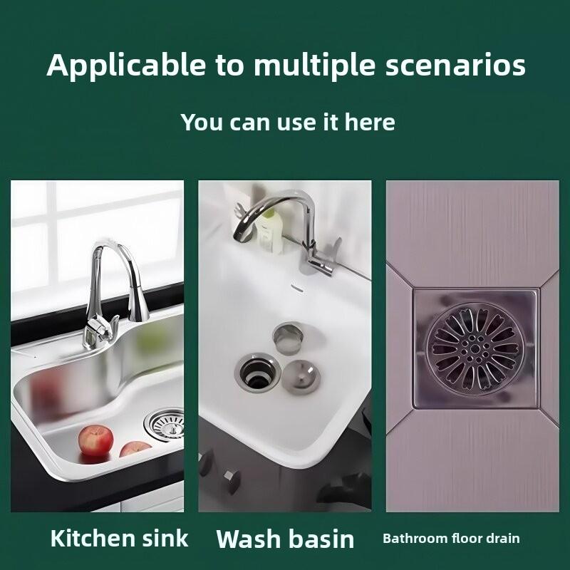 Kitchen Sink Filter, Wash Basin Overflow Stopper, Sink Drain, Dishwasher Drain, Stainless Steel Debris Filter, Universal