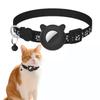 Adjustable Nylon for Airtag Pet Collar for Puppy Cat Necklace with Bell Anti-Lost Apple Airtag Holder Pet Supplies No Locator