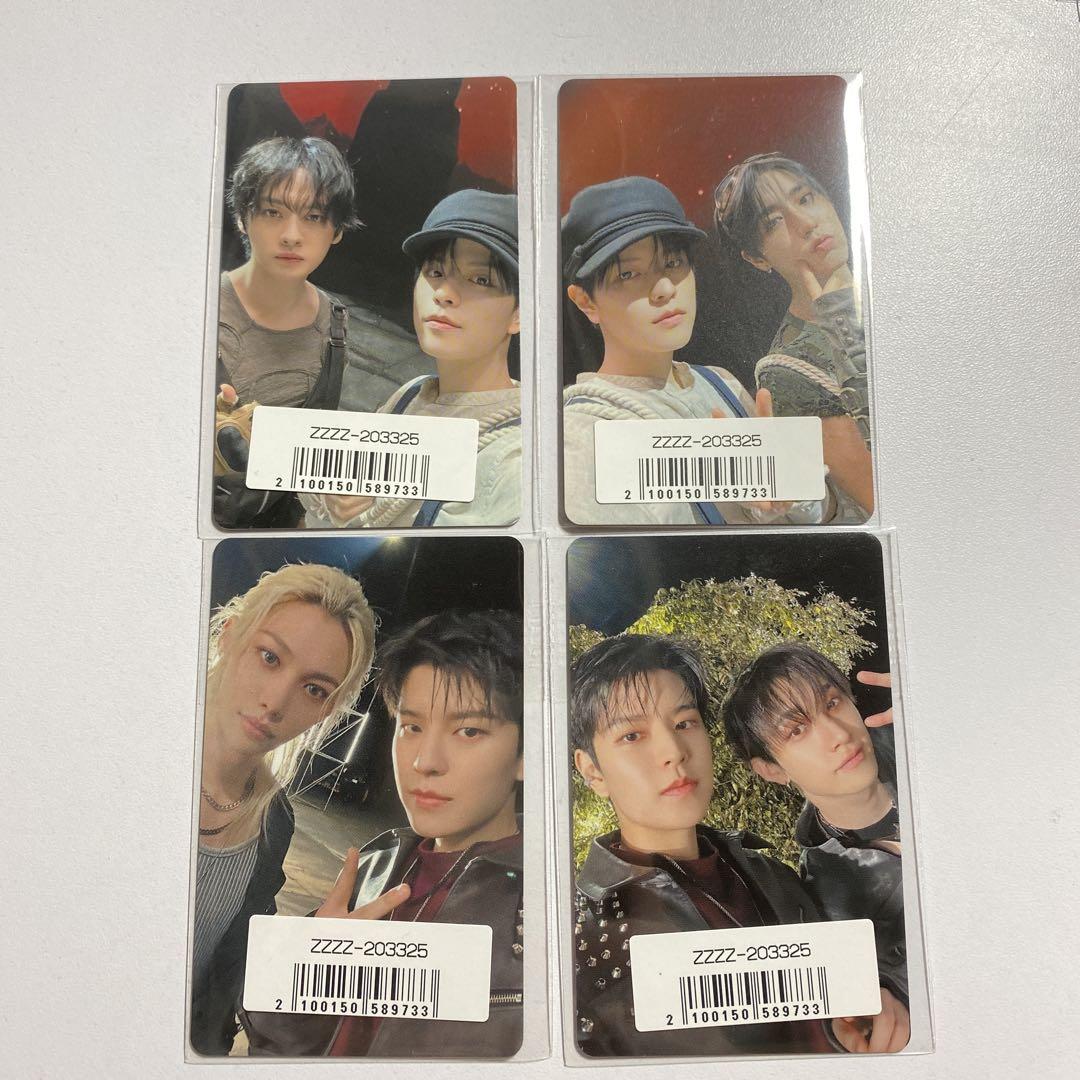 

[USED] Straykids GIANT unit trading card Seungmin 4 pieces set