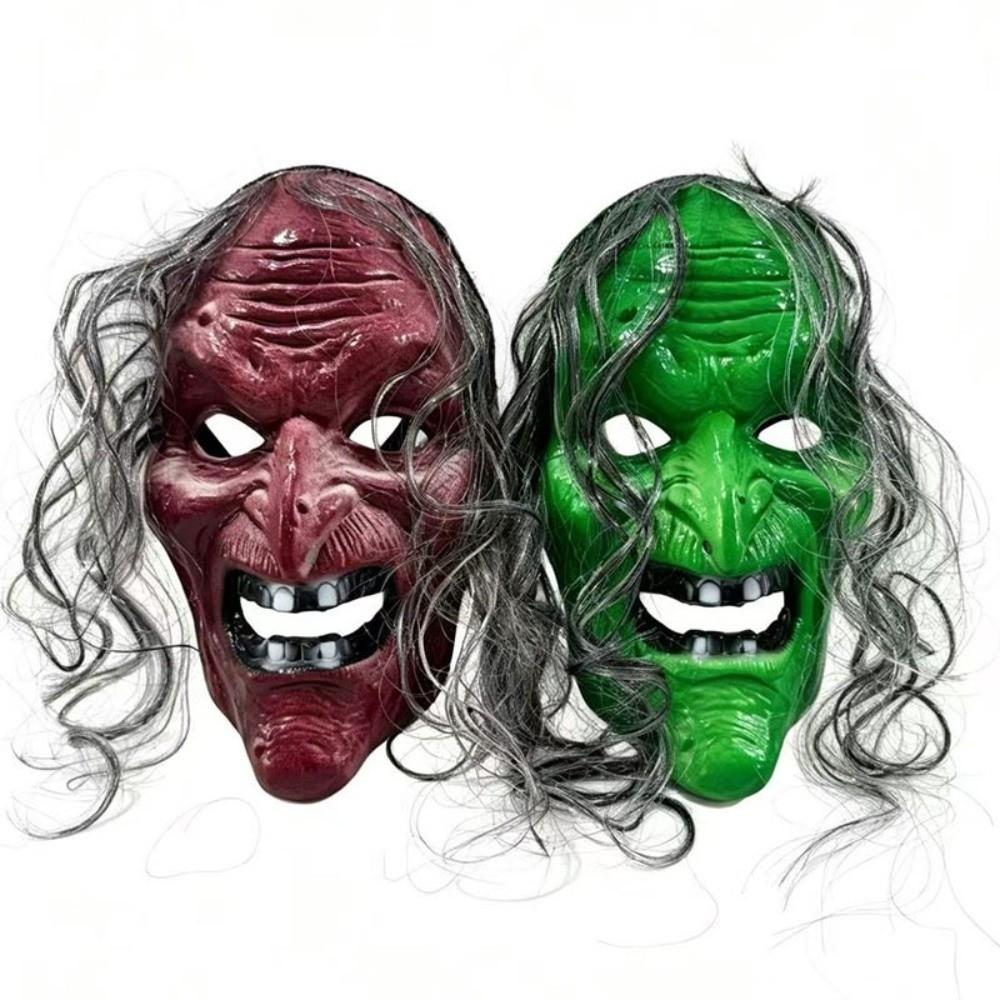 Creativity Scary Witch Mask Spooky Terrifying Cosplay Mask Full Face Mask  Carnival Party