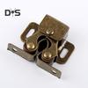 1 Set Cabinet Door Lock Built-in Spring Rustproof Electroplated Adjustable Easy Installation Multipurpose Iron Cabinet Latch Cupboard Door Lock