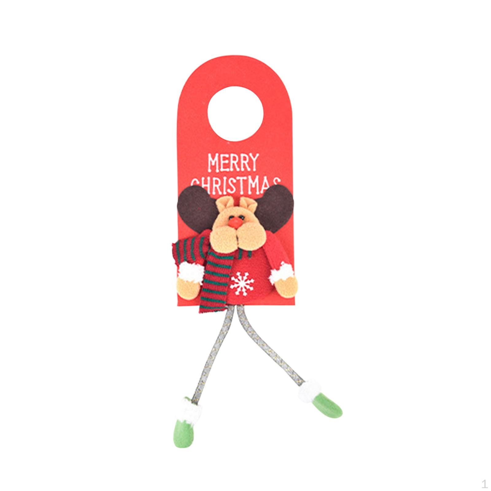

Рождественский подвес на дверную ручку, украшение-ручка, праздничная подвеска-табличка для Elk