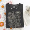 Comfort Colors Wildflower Shirt: Vintage Floral Tee