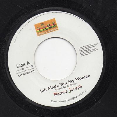 7inch Record NERIOUS JOSEPH - Jah Made You My Woman SML101 Simply Muzik Lt 2006 Unknown Reggae, Ska & Dub Used