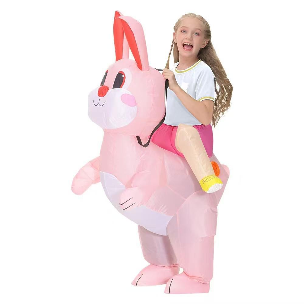 Christmas and Easter Rabbit Inflatable Costume for Festivals and Parties