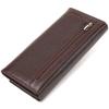 Women's Stylish Wallet Made of Genuine Grained Leather CANPELLINI Wallet 21629 Brown