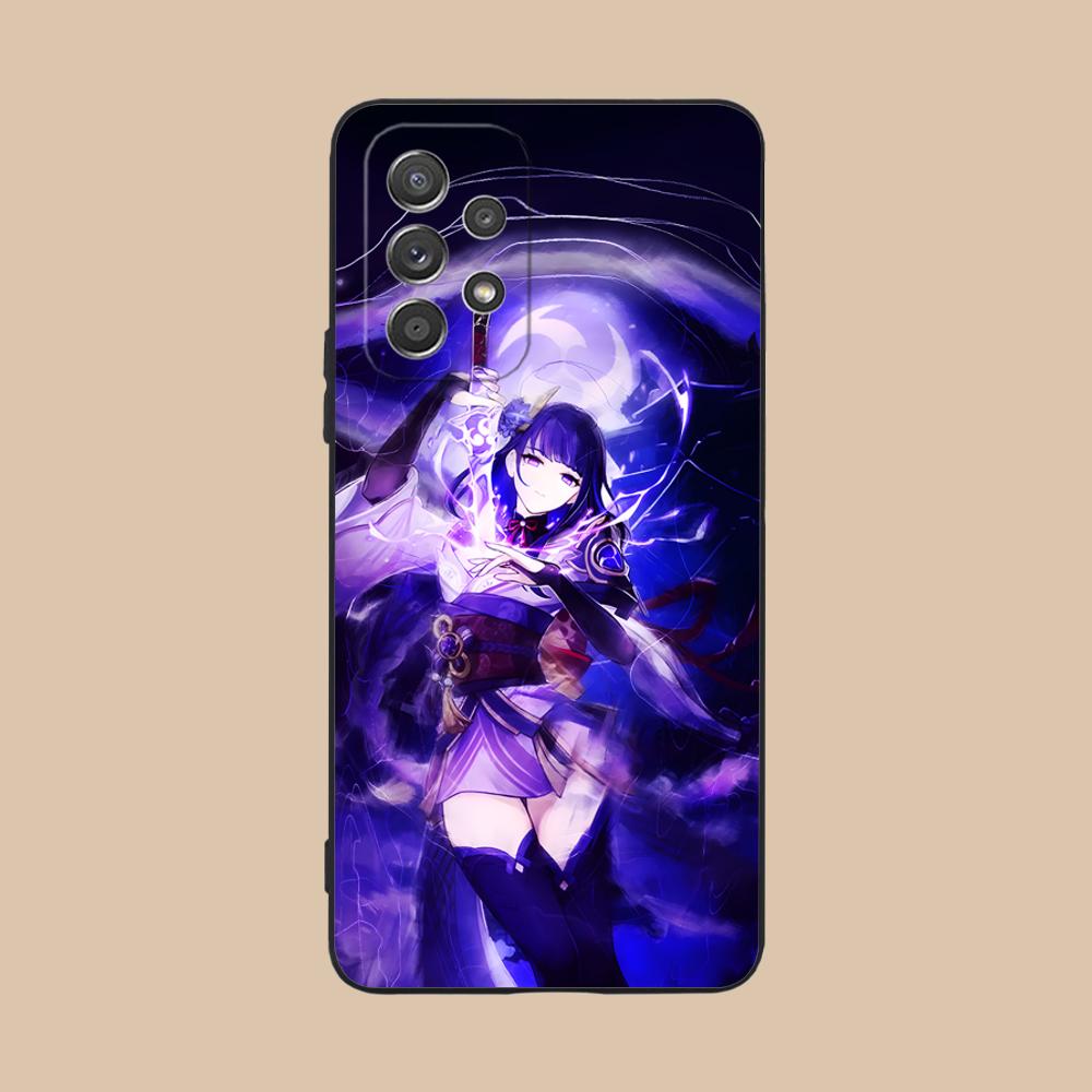 

Game GI Raiden Shogun Matte TPU Mobile Phone Case for Samsung Galaxy A56 55 54 53 52 51 36 35 34 23 16 15 5G Colorful Cover Galaxy A51 5G