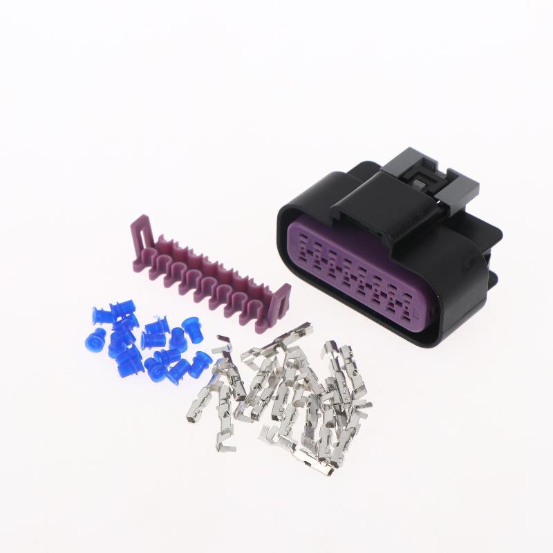 

16 Pin Automotive Waterproof Connector Kit Auto Light Lamp Wire Harness Plug 15326863 15326868 For Gt 150 Series Female