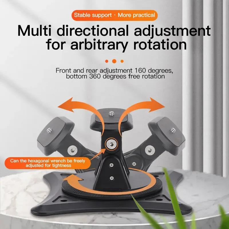 3-in-1 Portable Projector Stand & Ceiling/Wall Mount with 360° Rotation (Universal 6mm)
