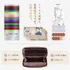 Liisha &Prayer Long Wallet [Includes Money Luck Amulet] [Automatic Coin and Receipt Sorting] Men's and Women's Genuine Leather Large Capacity