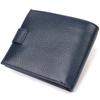 Practical Men's Wallet Made of Genuine Grained Leather CANPELLINI 21879 Blue