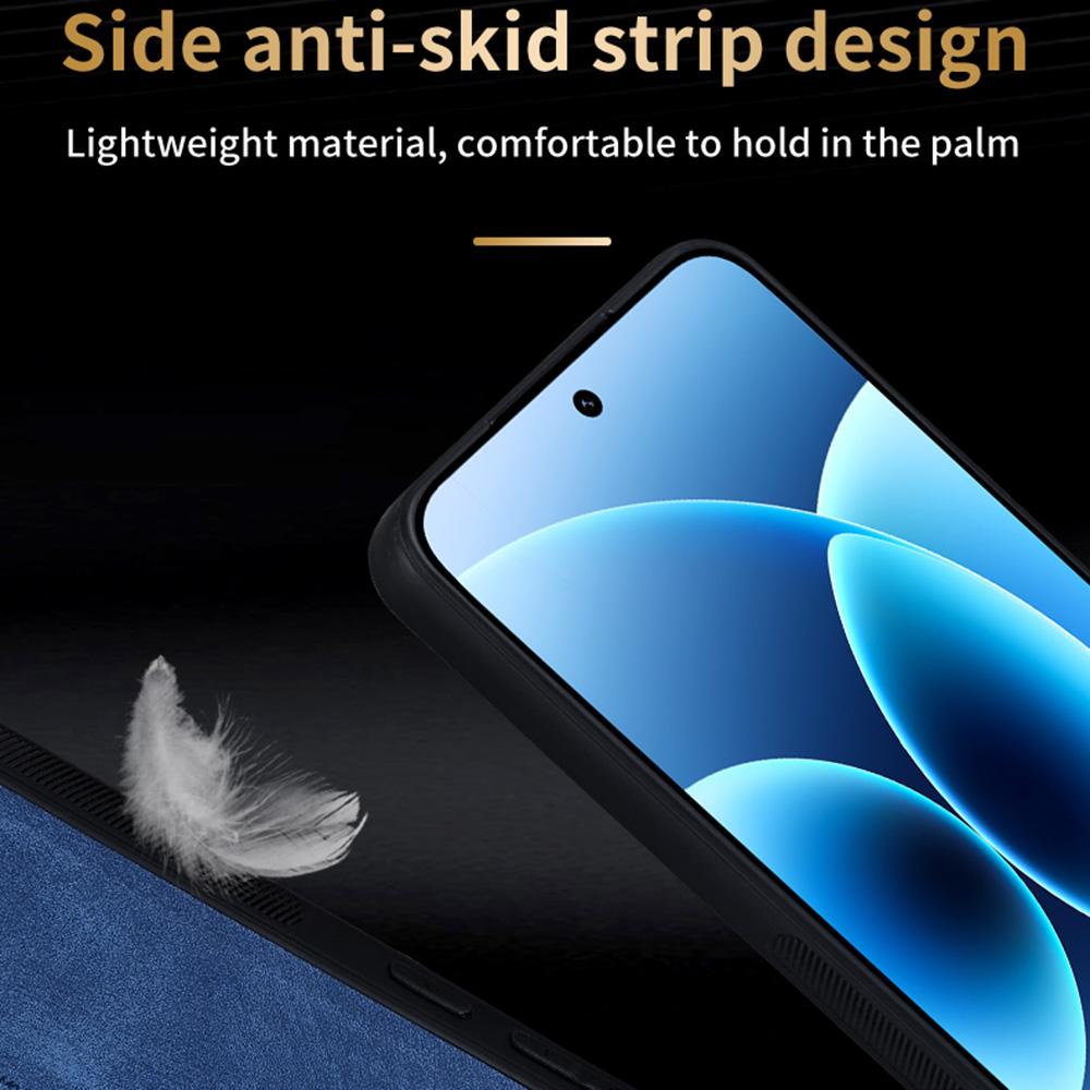 AZNS For Xiaomi 15T Case Protective PU Leather Covered TPU Phone Shell