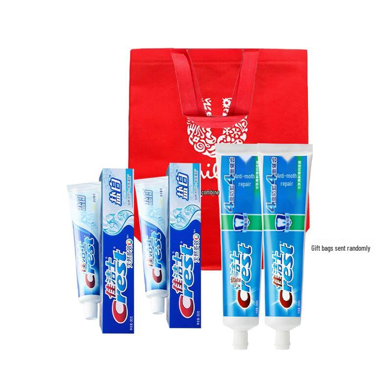 Crest Salt White & Anti-cavity Fresh Mint Toothpaste Pack