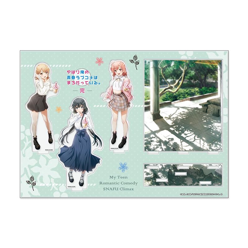 My Teen Romantic Comedy As I Expected Complete Acrylic Stand with Original Background and Iroha Park Date SNAFU - - Yukino, Yui, Ver.