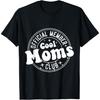 ALzvuLg Cool Moms Club Official Member Mothers Day Vintage T-Shirt