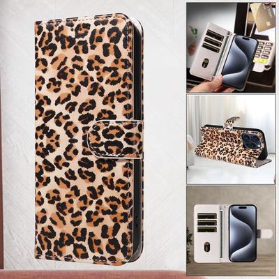 Printed Pattern Phone Case for Xiaomi Redmi Note13 12 11 10 9 8 Series Clamshell Wallet Faux Leather Case
