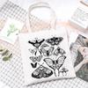 Insect Printed Casual Shoulder Bag Daily Versatile Large Capacity Canvas Bag 2025 New