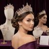 Sparkling Baroque Queen Tiaras Gorgeous Rhinestone Tiara  Gorgeous Accessories
