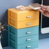 Colorful Drawer Layered Storage Large Capacity Jewelry Stationery Case Handle Box  Home Office