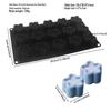 6-Cavity Flower & Heart Silicone Mousse Mold for Chocolate and Cakes