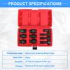 10Pcs Red Plastic Case Motorcycle Repair Tool Electromagnetic Machine Puller Flywheel Puller Set Motorbike Repair Remover