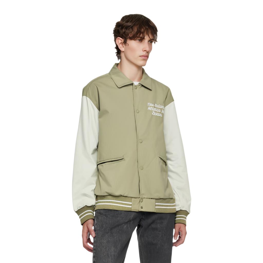 New Balance Baseball Jacket Men's Khaki AMJ41301-SOT