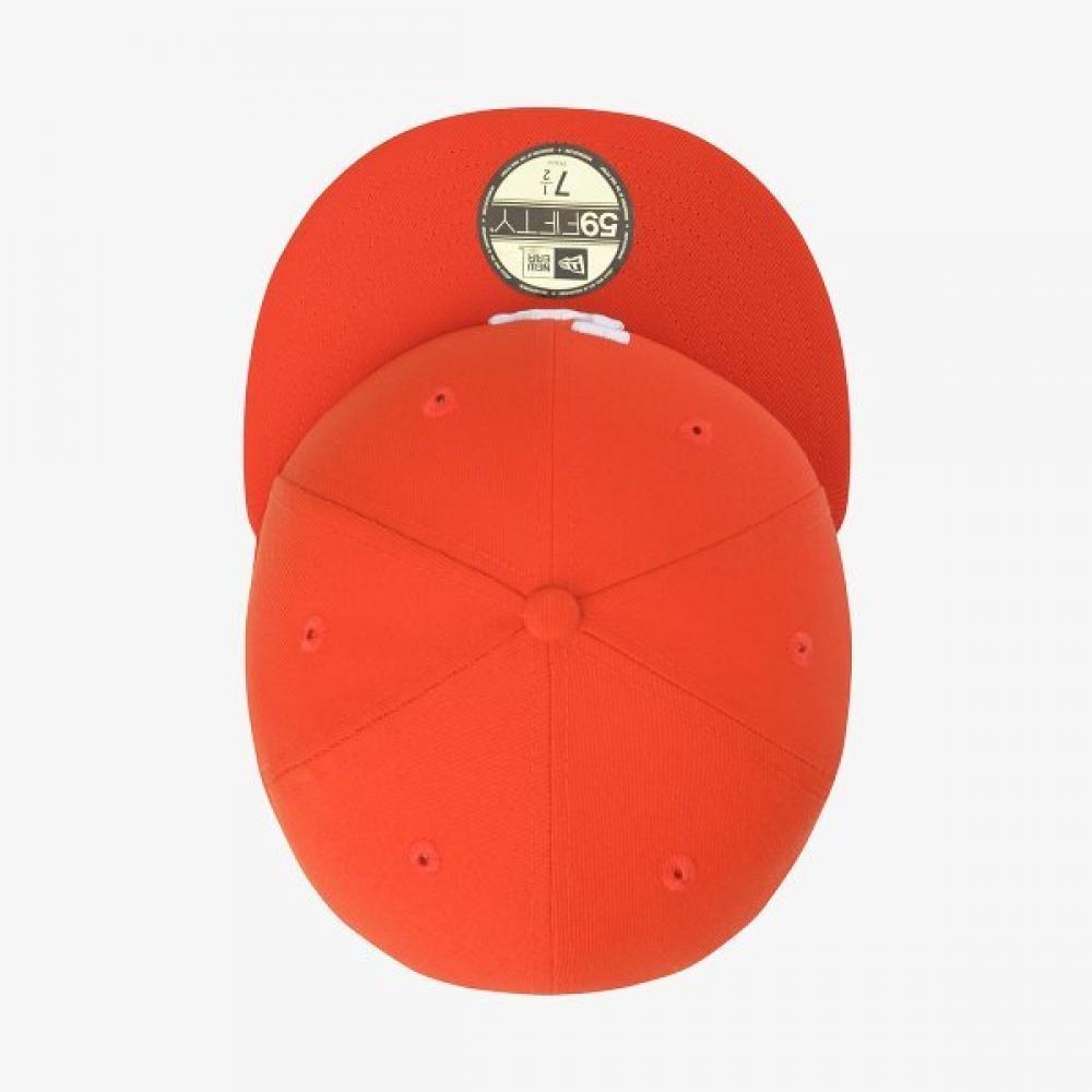 New Era Mlb La Dodgers Fitted Cap Orange