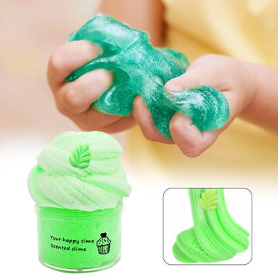 70ml Anti-stress Toy Quick Recovery Stress Relief Cozy Touch Safe Colored Clay DIY Slime Decompression Squeeze Kid Gift