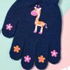 Thicken Warm Mittens Windproof Writing Gloves Cartoon Children Knitted Gloves  For Boys/Girls