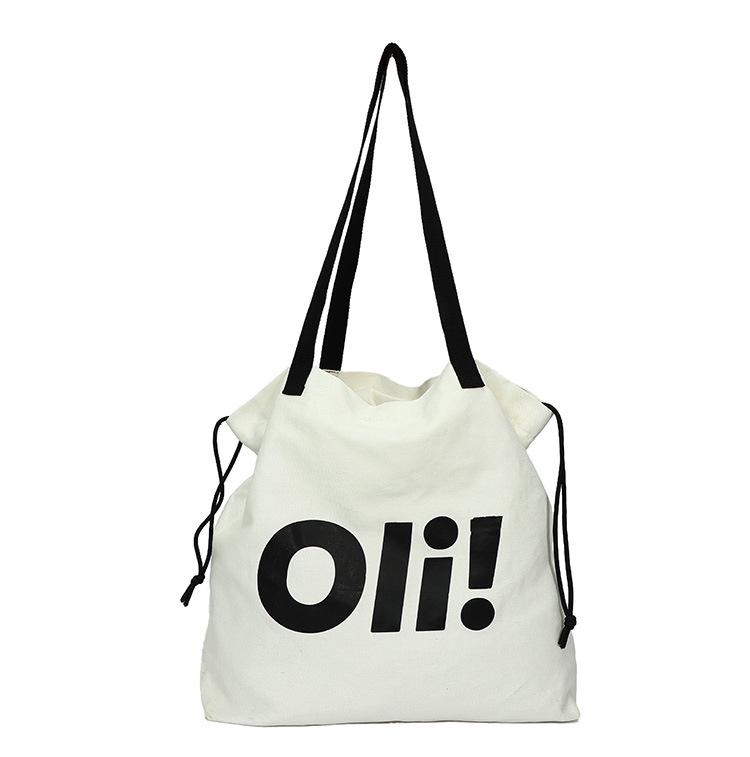

Trendy Internet Buzzword Canvas Tote: Versatile Shoulder, Crossbody, and Underarm Bag for Shopping 45x10x36 cm