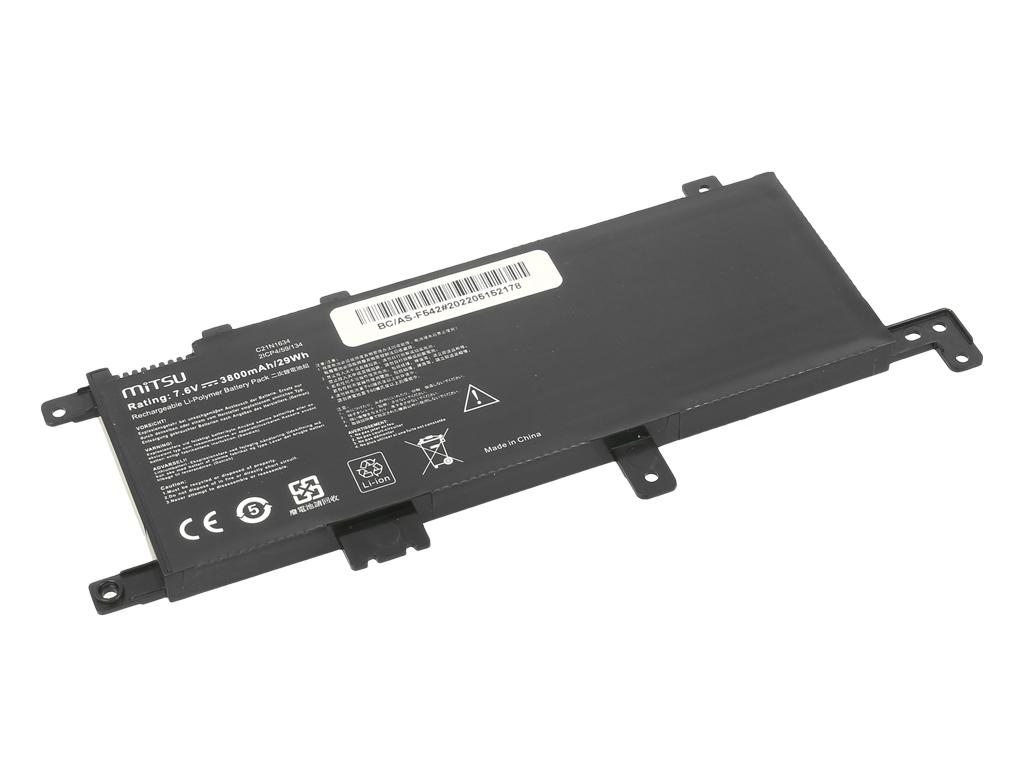 Battery C21N1634 for Asus VivoBook 15 A542 F542