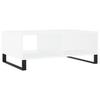 Coffee Table White 90x60x35 cm Wood Based Panel