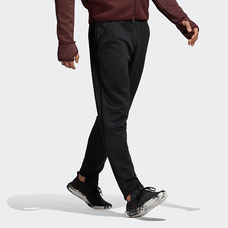 Adidas ZNE Knit Track Pants Men Bottoms Black D74654