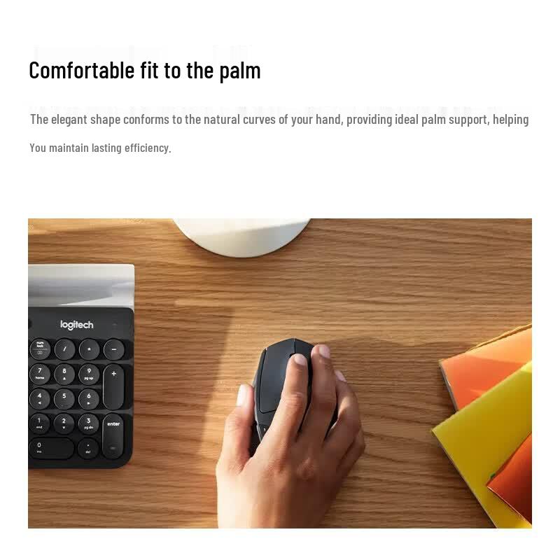 Logitech M720 Wireless Dual-Mode Ergonomic Mouse