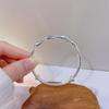 Korean Möbius Twist Bracelet: Women's High-End 2024 Design, Simple Wave-Inspired Ring.