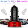 Car Charger 2 USB Ports Fast Charging Digital Display Car Accessories For Mercedes Benz AMG W205 W204 W203 W211 GLC GLE CLA W212 W213 W201 W210 W124