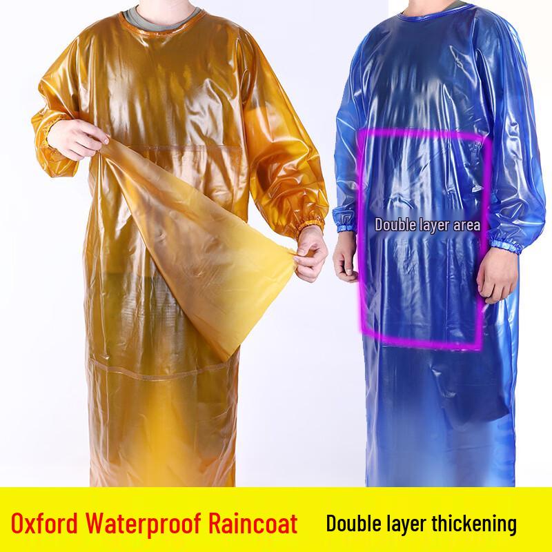 Double-Layer Oxford Long-Sleeve Waterproof Apron