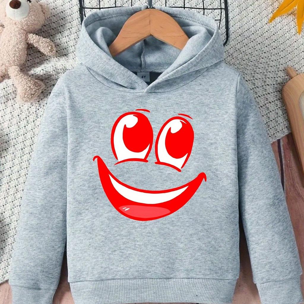 Neuer Herbst-/Winter-Freizeitpullover für Jungen, langärmeliges Sweatshirt, Kapuzenpullover für Kinder, Outdoor-Stil