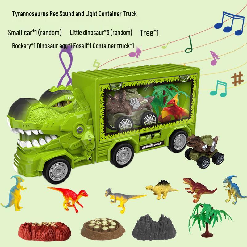 Dinosaurier Bagger Spielzeug: Tyrannosaurus Rex Transportfahrzeug für Kinder