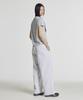 Nyuballanseu Nbneg2W422 / Women Essential Basic Striped Short Sleeve T-Shirt (Light Blue)