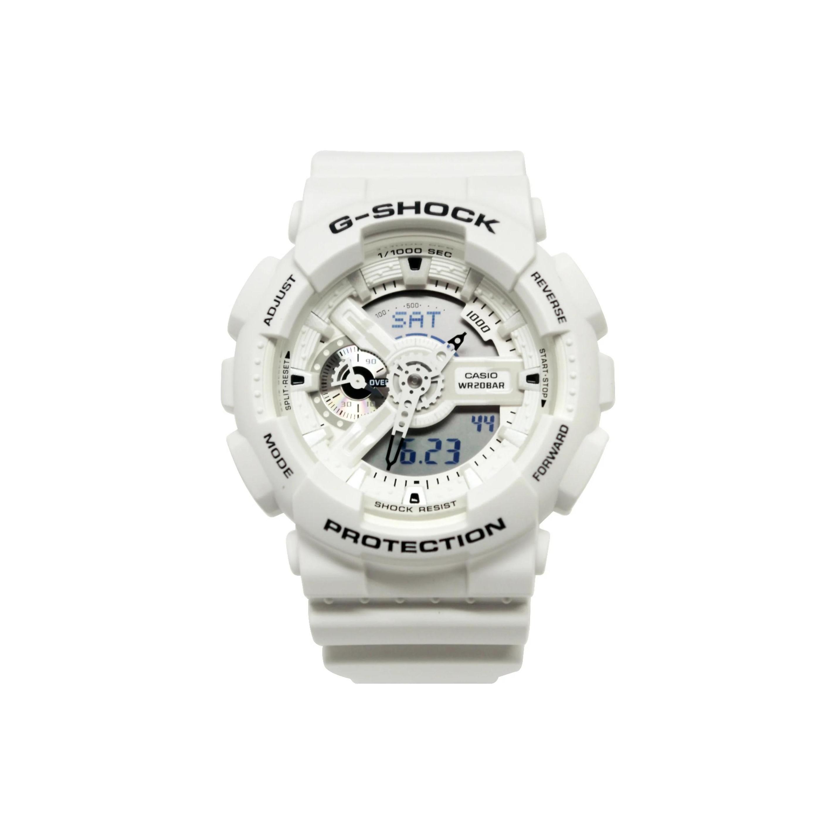 G-Shock Pludmales Tēma Balts Samurajs Balts