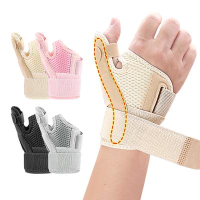 1Pc Thumb Support Wrist Thumb Brace Fits Right & Left Hand Protector Wrist Guard Flexible Breathable Thumb Splint Glove